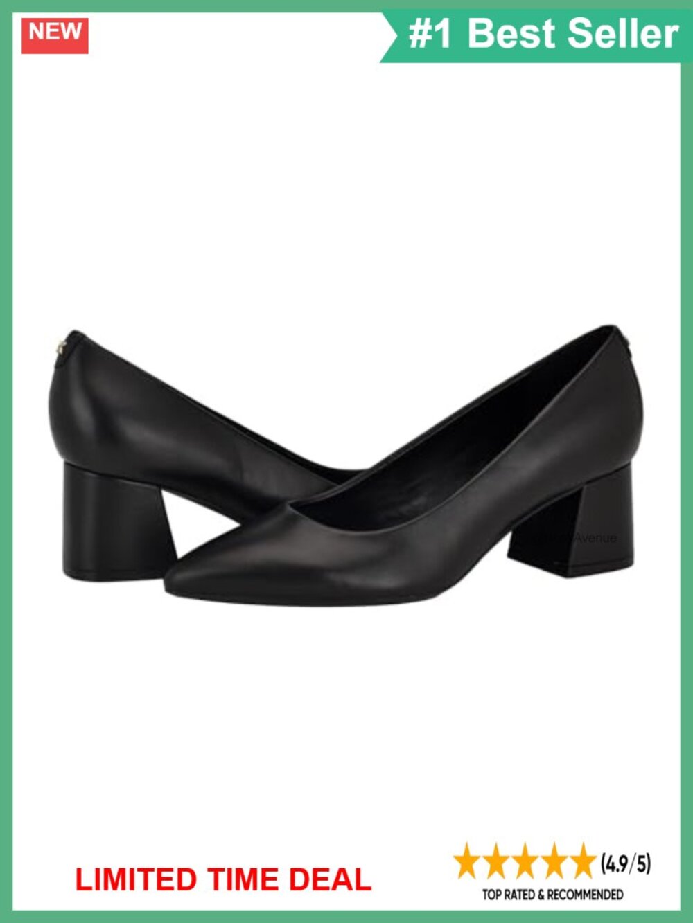 Suede Pointed Toe Block Heel Slip-On Dress Pumps